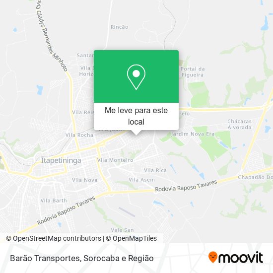 Barão Transportes mapa