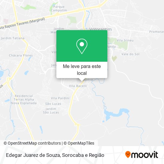 Edegar Juarez de Souza mapa