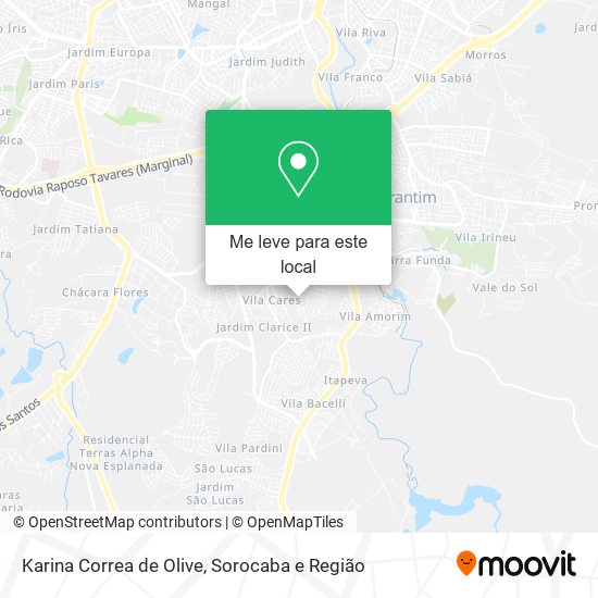 Karina Correa de Olive mapa