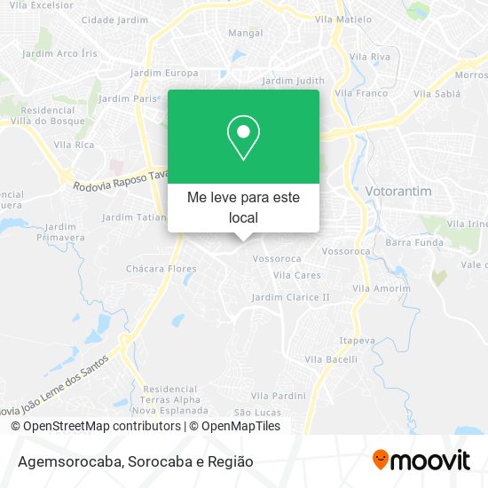 Agemsorocaba mapa