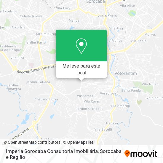 Imperia Sorocaba Consultoria Imobiliária mapa