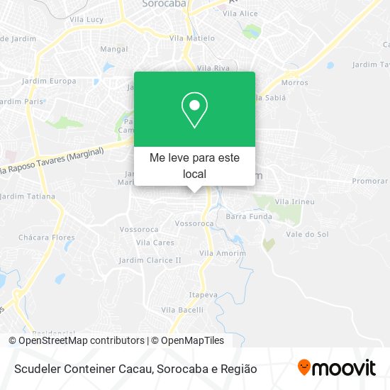 Scudeler Conteiner Cacau mapa