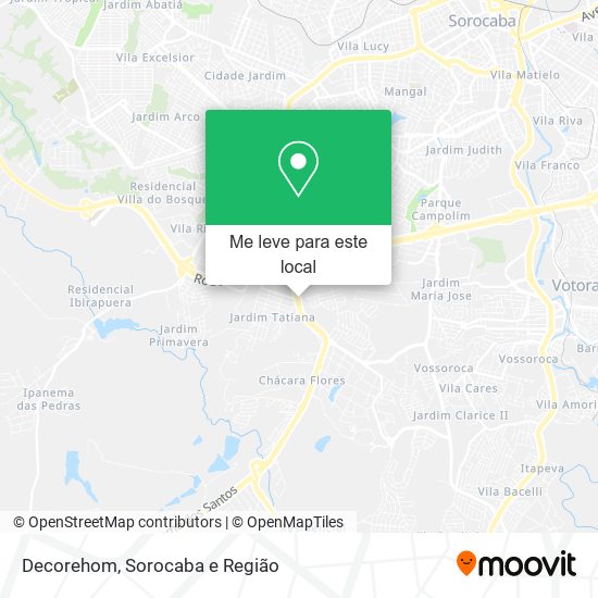 Decorehom mapa
