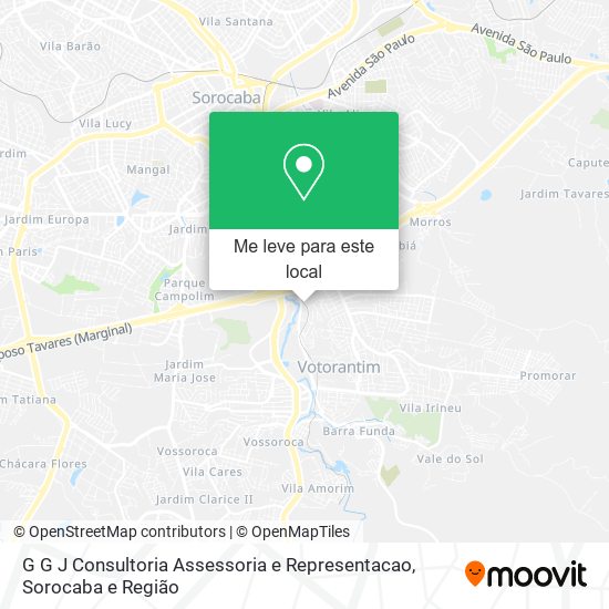 G G J Consultoria Assessoria e Representacao mapa