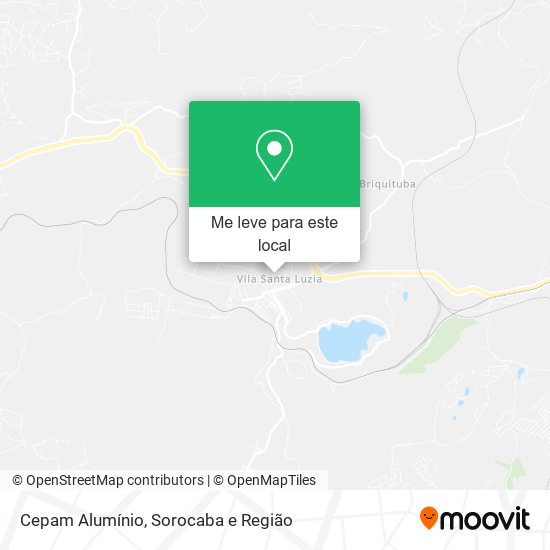 Cepam Alumínio mapa