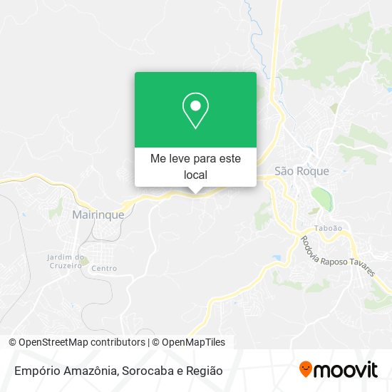Empório Amazônia mapa