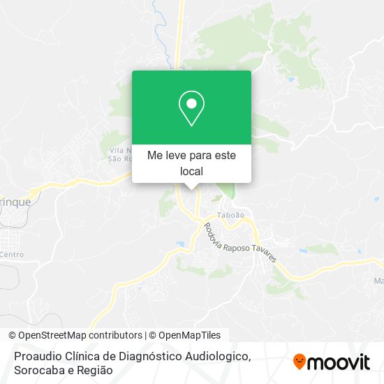 Proaudio Clínica de Diagnóstico Audiologico mapa