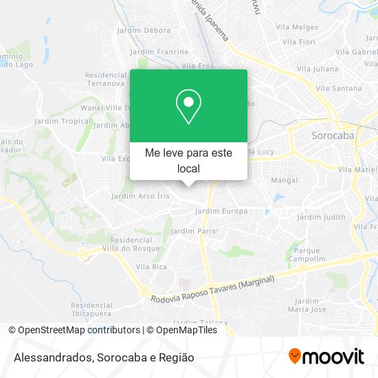 Alessandrados mapa