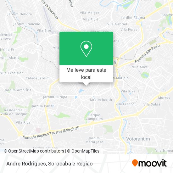 André Rodrigues mapa