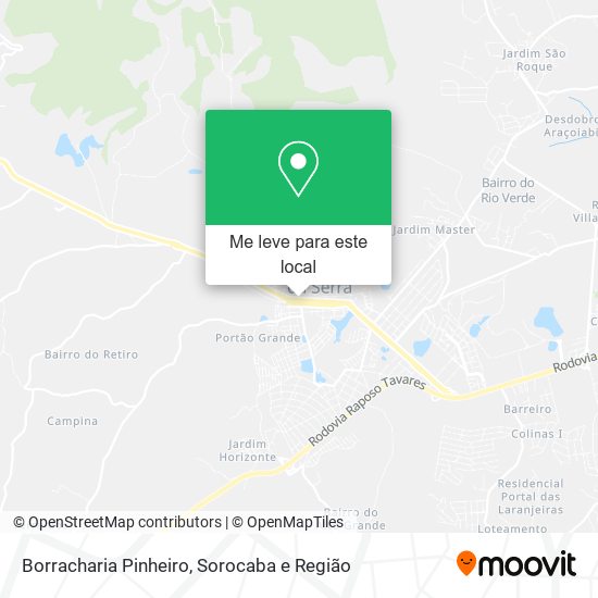 Borracharia Pinheiro mapa