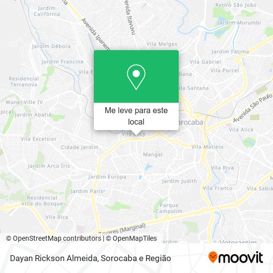 Dayan Rickson Almeida mapa