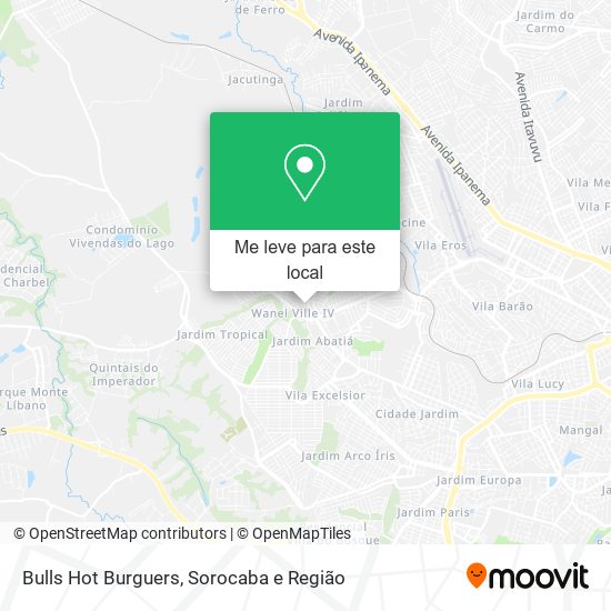Bulls Hot Burguers mapa