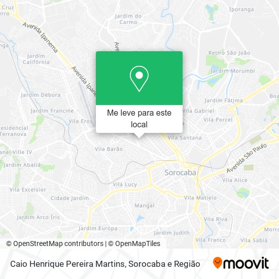 Caio Henrique Pereira Martins mapa