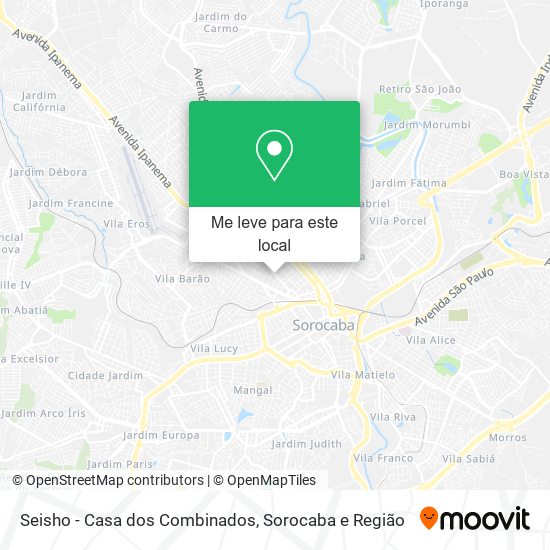 Seisho - Casa dos Combinados mapa