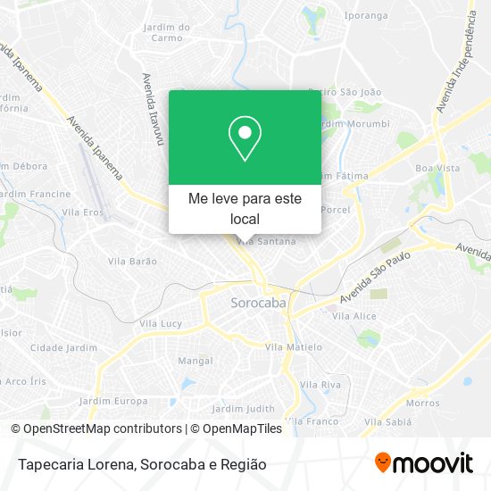 Tapecaria Lorena mapa