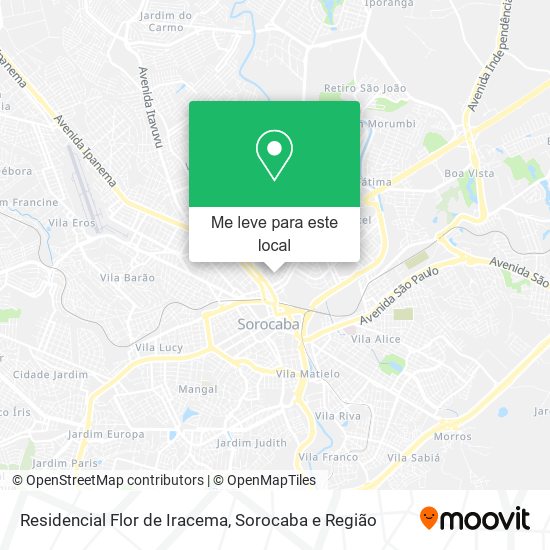 Residencial Flor de Iracema mapa
