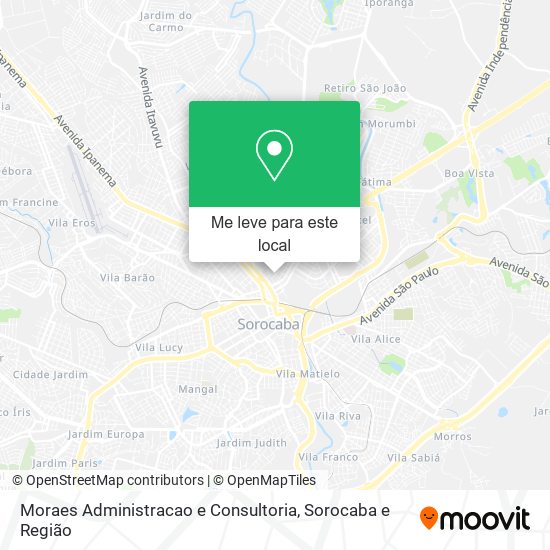 Moraes Administracao e Consultoria mapa