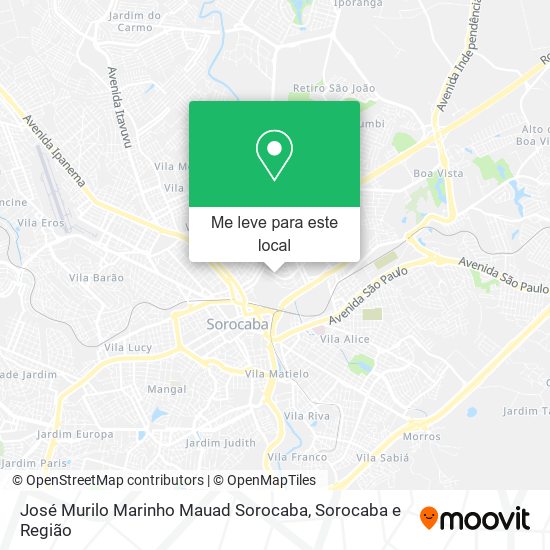 José Murilo Marinho Mauad Sorocaba mapa