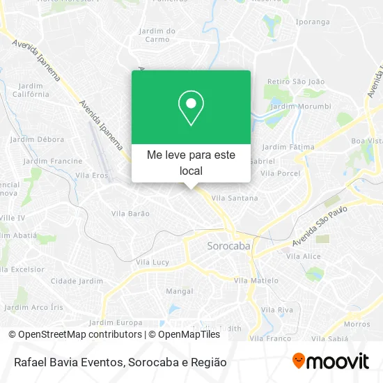 Rafael Bavia Eventos mapa