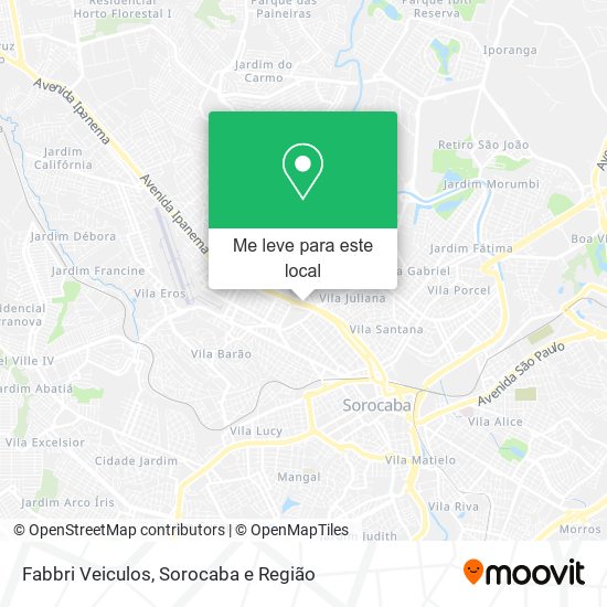 Fabbri Veiculos mapa