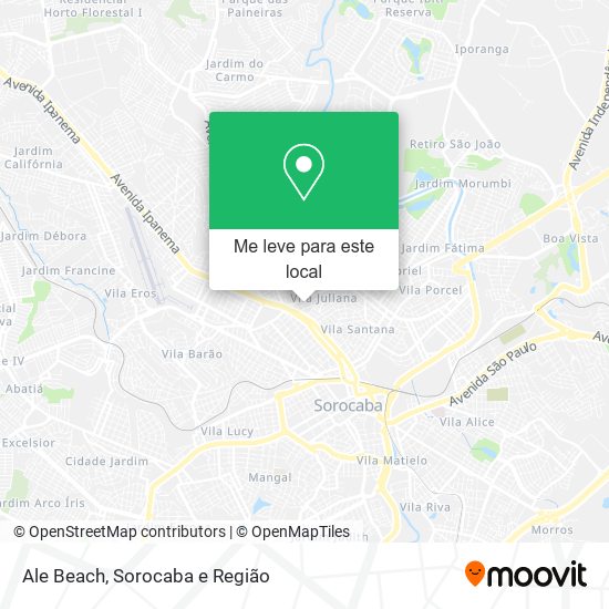 Ale Beach mapa