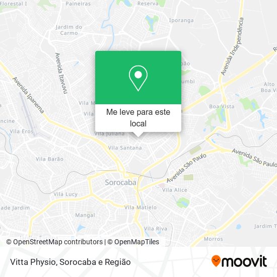 Vitta Physio mapa