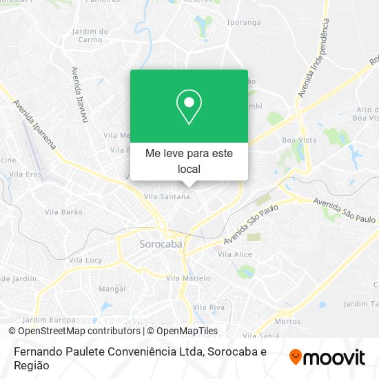 Fernando Paulete Conveniência Ltda mapa