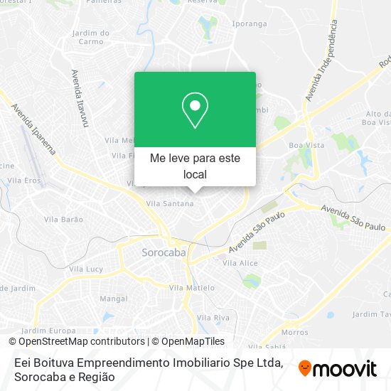 Eei Boituva Empreendimento Imobiliario Spe Ltda mapa