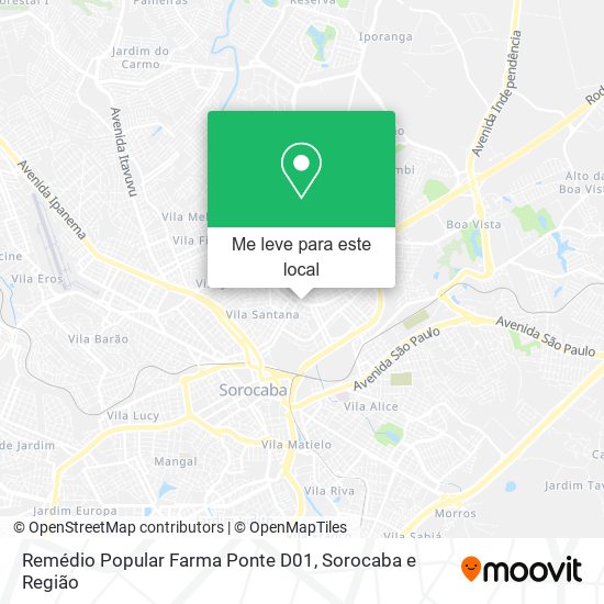 Remédio Popular Farma Ponte D01 mapa