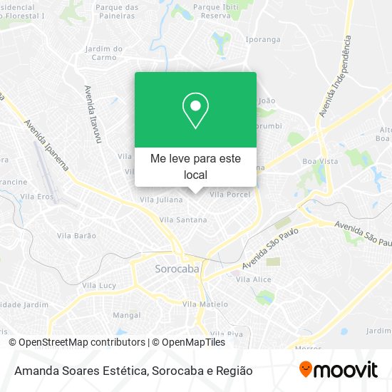Amanda Soares Estética mapa
