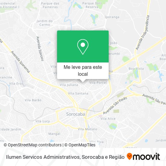Ilumen Servicos Administrativos mapa