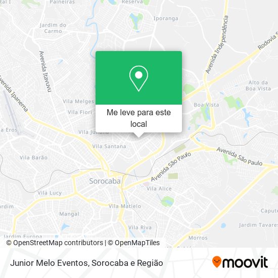 Junior Melo Eventos mapa