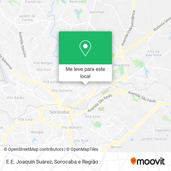 E.E. Joaquín Suárez mapa