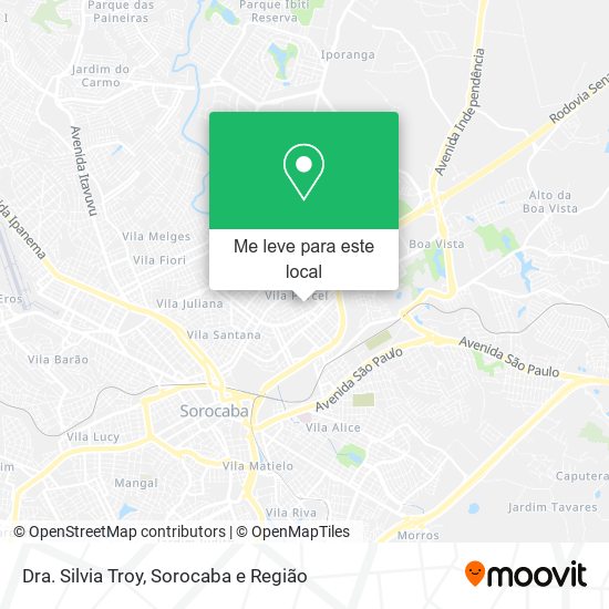 Dra. Silvia Troy mapa