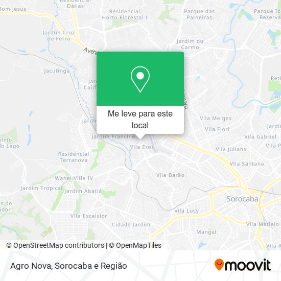 Agro Nova mapa