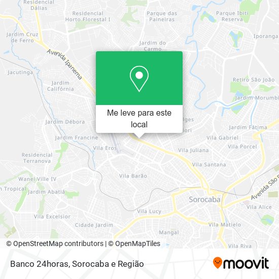 Banco 24horas mapa