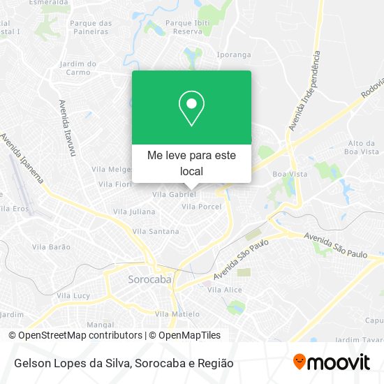 Gelson Lopes da Silva mapa