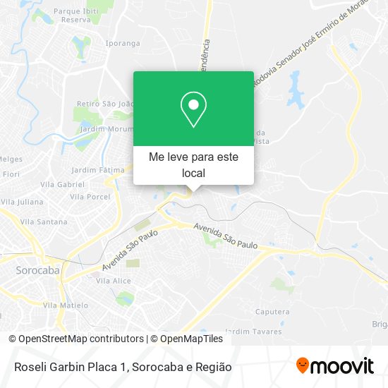 Roseli Garbin Placa 1 mapa