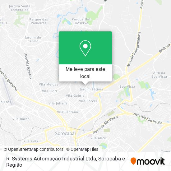 R. Systems Automação Industrial Ltda mapa