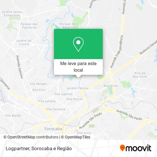 Logpartner mapa