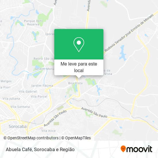 Abuela Café mapa
