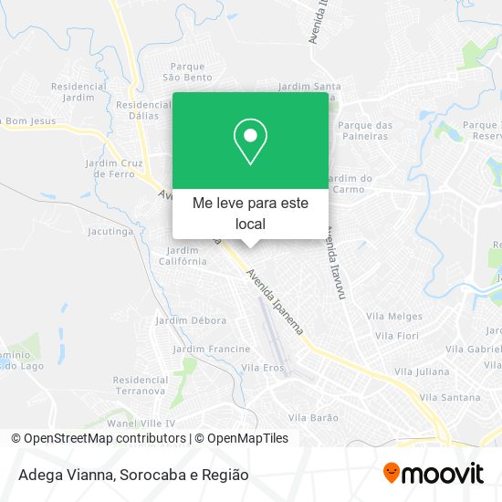 Adega Vianna mapa