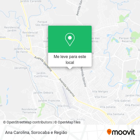 Ana Carolina mapa