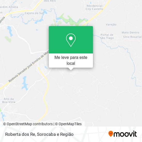 Roberta dos Re mapa