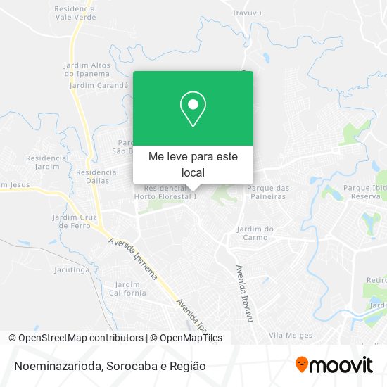 Noeminazarioda mapa