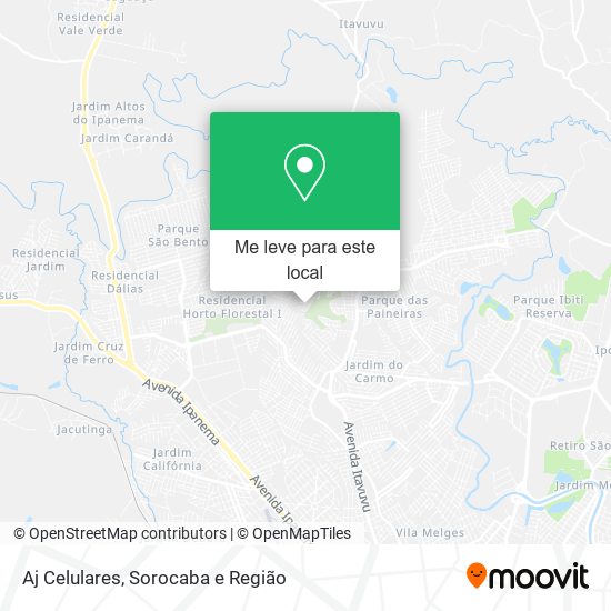 Aj Celulares mapa