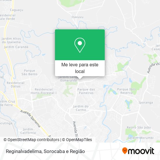 Reginalvadelima mapa