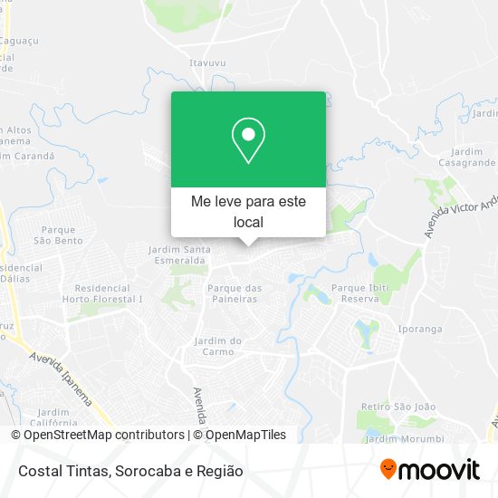 Costal Tintas mapa