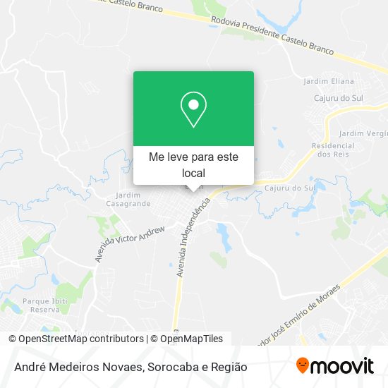 André Medeiros Novaes mapa