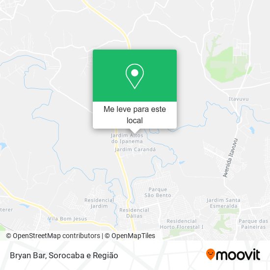Bryan Bar mapa